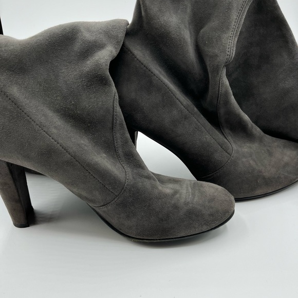 Stuart Weitzman Thigh High Gray Suede Boot - Picture 4 of 6